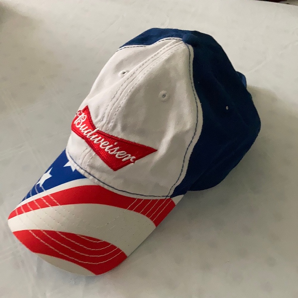 Budweiser American flag ball cap